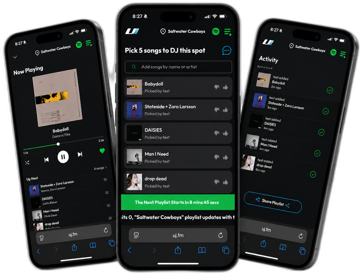 UJ.FM app — DJ any venue from your phone